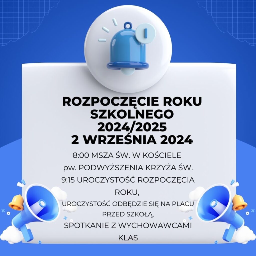 Rozpoczęcie roku szkolnego 2024/2025